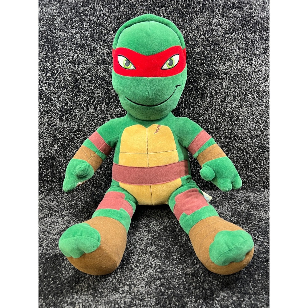 Build A Bear Teenage‎ Mutant Ninja Turtles Raphael Plush Stuffed Animal 2016 18"